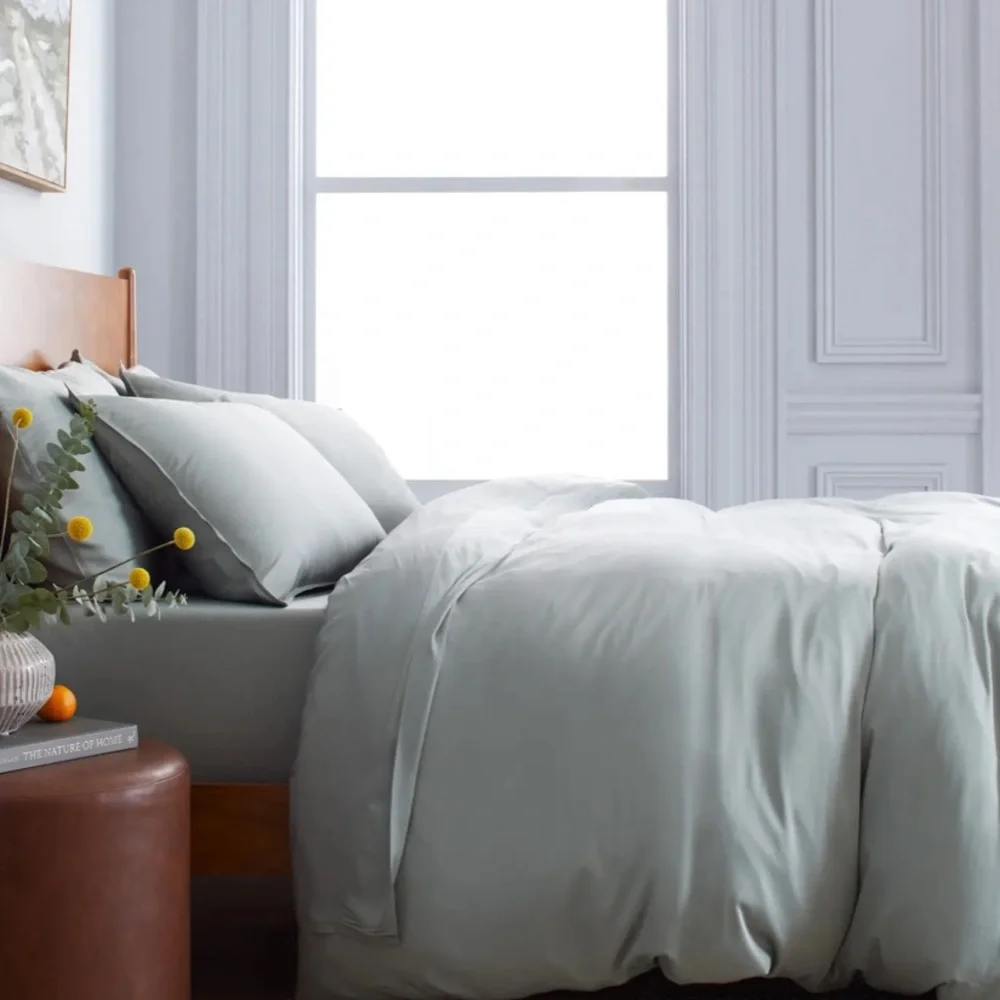 Quince Bamboo Duvet Cover King (Eucalyptus)
